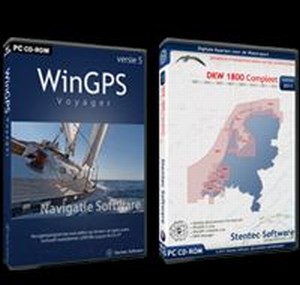 WinGPS 5 Voyager + DKW1800 - optioneel op USB/DVD