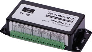 Miniplex-2S seriële multiplexer met Seatalk en AIS support