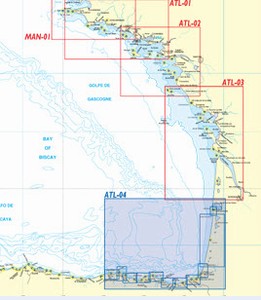 Folio ATL04, France, d' Arcachon &aacute; Santander