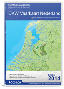 Vaarkaart Nederland- DKW  - download versie 2017/18