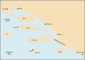 Imray M26 - Split to Dubrovnik - 1:220,000 WGS 84
