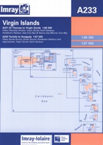 Imray A233 - Virgin Islands (A231 and A232) -1:90,000 WGS 84