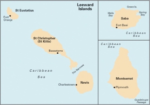 Imray A25 - St Eustatius, Nevis, St Christopher, Montserrat