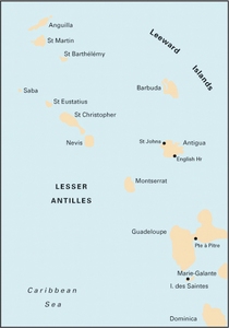Imray A3 - Anguilla to Dominica - 1:400,000 WGS 84